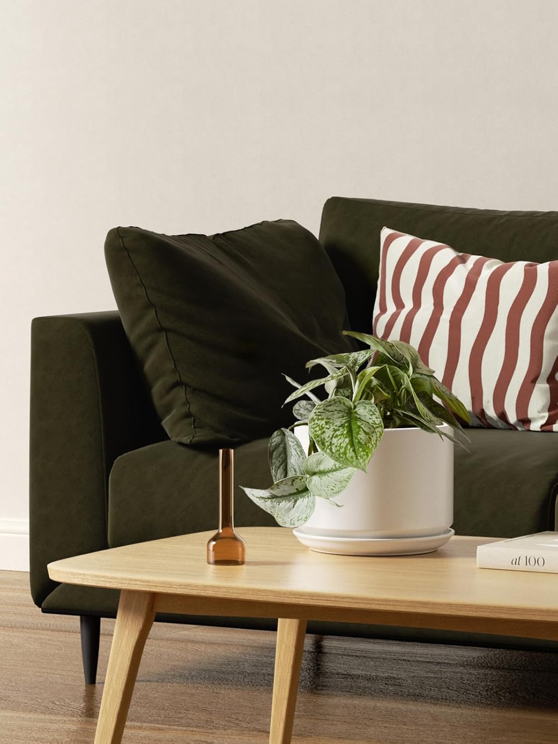 LE TAUCI Ceramic Plant Pots, 4.3+5.3+6.8 inch, Set of 3, Planters with Drainage Hole and Saucer, Indoor Flower Pot with Hole Mesh Pad, Gifts for Mom, White - Image 4